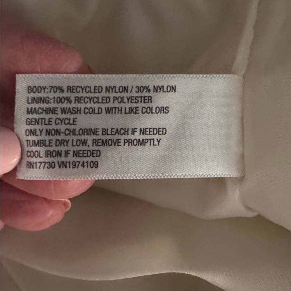 Wild Fable Cream Utility Jogger Pants | Luxe Nylon Athleisure XS (Fits XS–Sm) - Picture 7 of 8